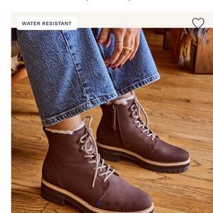 Toms Dark Brown Lace-Up Winter Boots